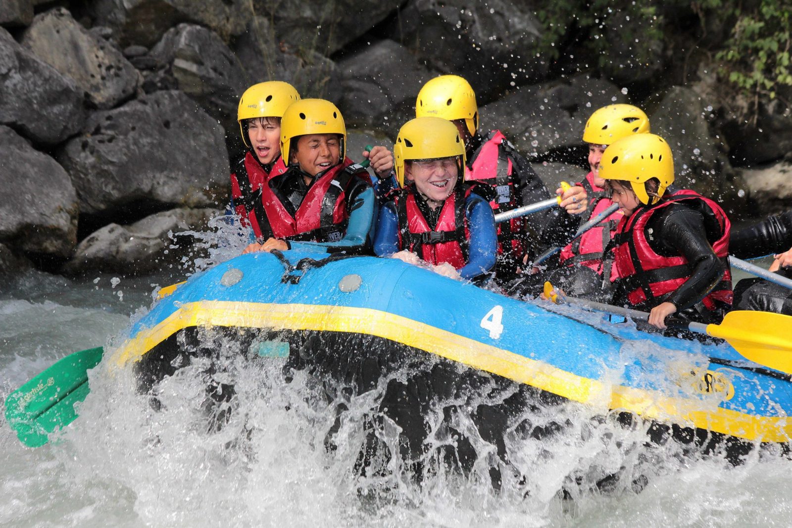 Rafting para niños